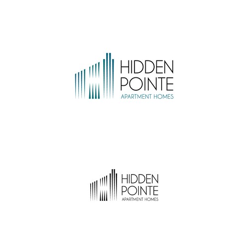 Rental logo with the title 'Hidden Pointe Apartment Homes'