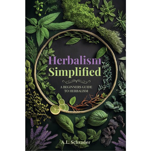 Guide book cover with the title 'Herbalism Simplified'