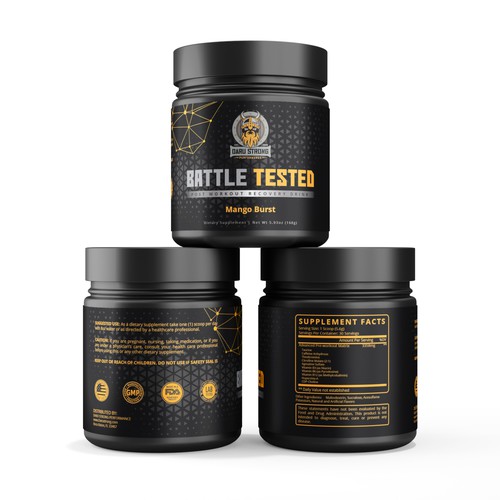 Fitness label with the title 'Battle Tested'