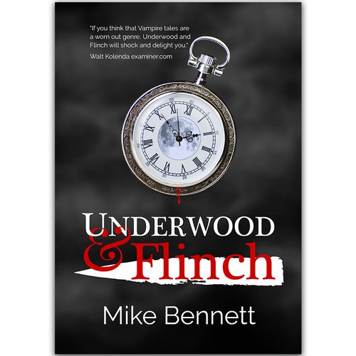 Vampire book cover with the title 'Underwood & Flinch'