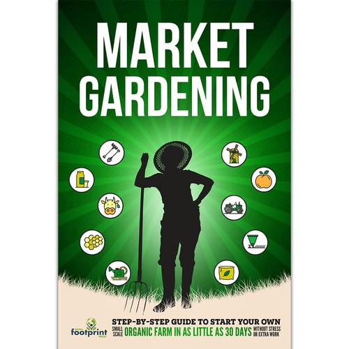 Green book cover with the title 'Market Gardening'