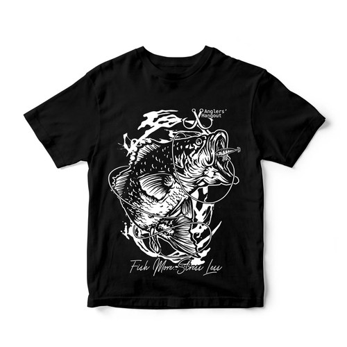 Fish hook T Shirt Vector Designs & More Merch