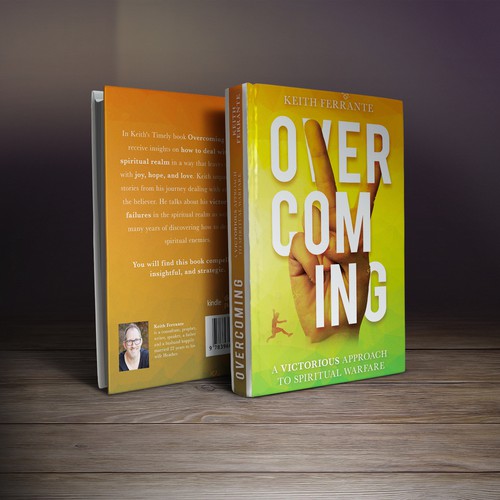 Peace book cover with the title 'Bookcover Overcoming'