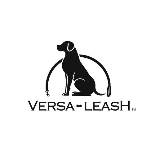 Literal logo with the title 'Logo concept for Versa-Leash'