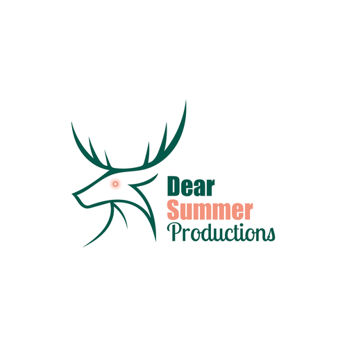 Production brand with the title 'Dear Summer Productions' logo design'