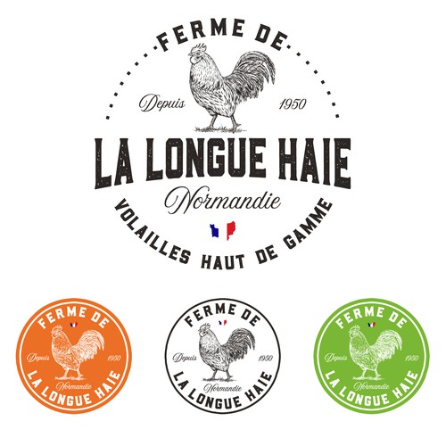 High-end logo with the title 'Logo for a farm'