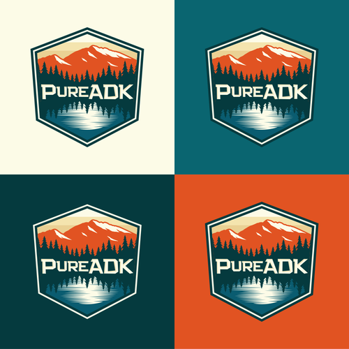 Camping design with the title 'Outdoor'