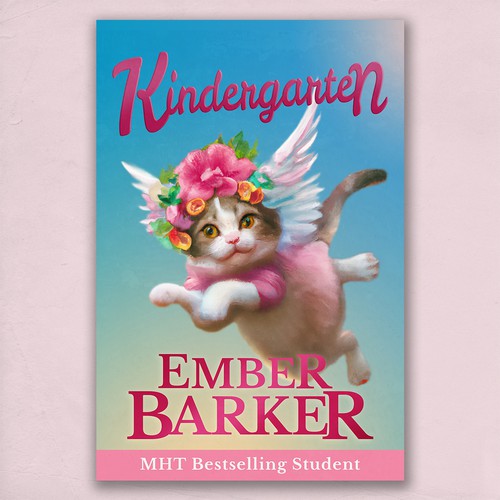 Cute book cover with the title 'Children's Journal Book Cover'