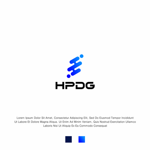 Software brand with the title 'HPDG'