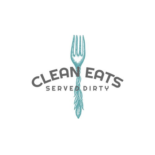 Eating logo with the title 'Clean Eats Served Dirty'
