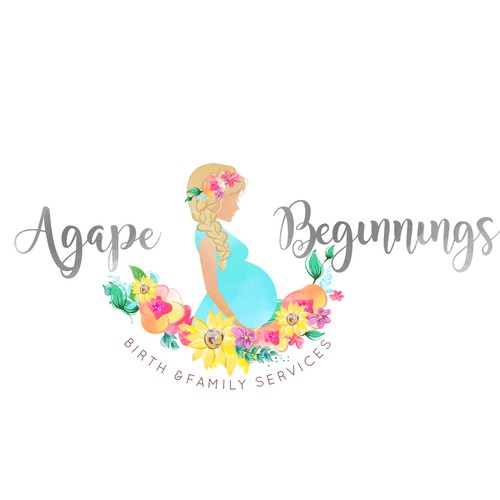 Pregnancy logo with the title 'Logo for Doula business'