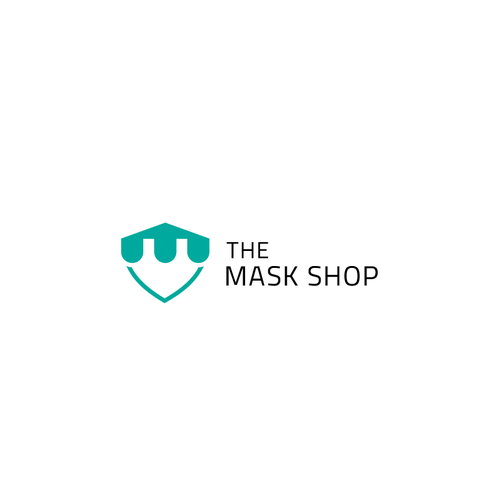 Mask logo with the title 'The Mask Shop'