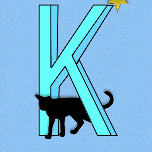Cat brand with the title 'Kanistar Design Logo'