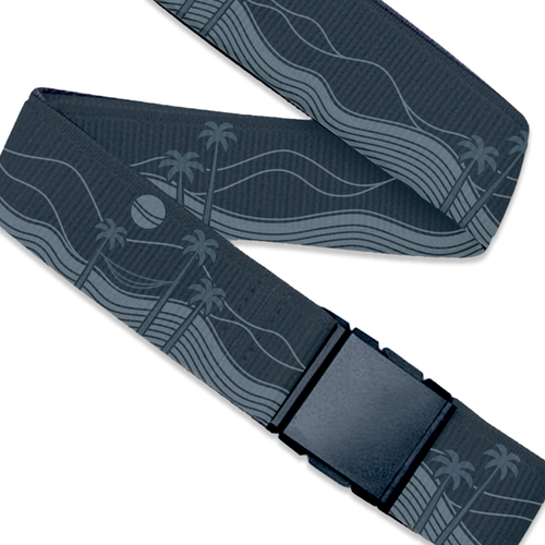 Outdoor illustration with the title 'Print for a belt for an outdoor / adventure brand'