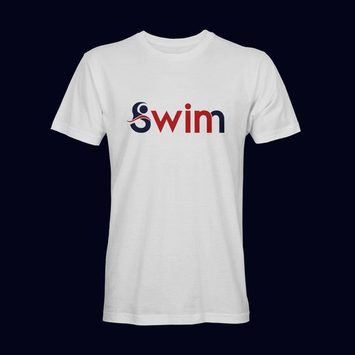 Swimming logo with the title 'Swim logo'