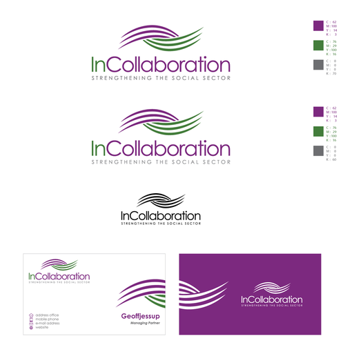 Collaboration design with the title 'Help our partnership build stronger communities'