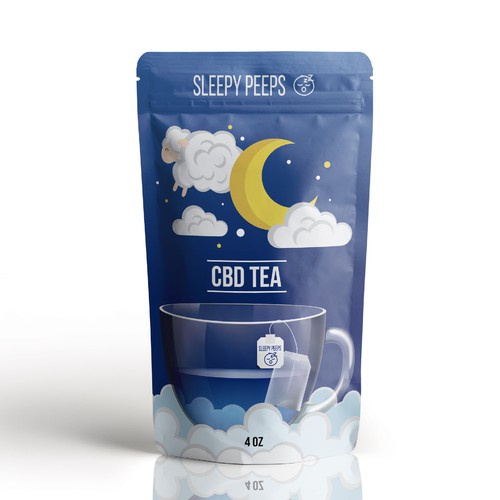 Cute packaging with the title 'Tea Packaging'
