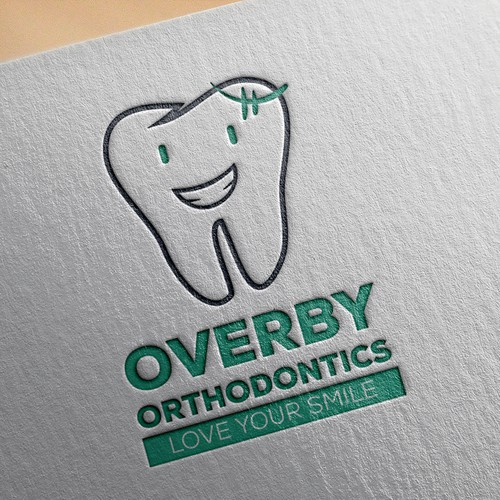 Smile brand with the title 'Overby Orthodontics'