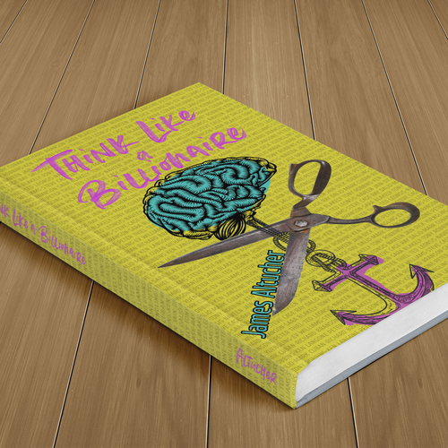 Unique book cover with the title '5 star author rated, bold and quirky design for an out-of-the-box thinking client looking for a unique and loud design.'