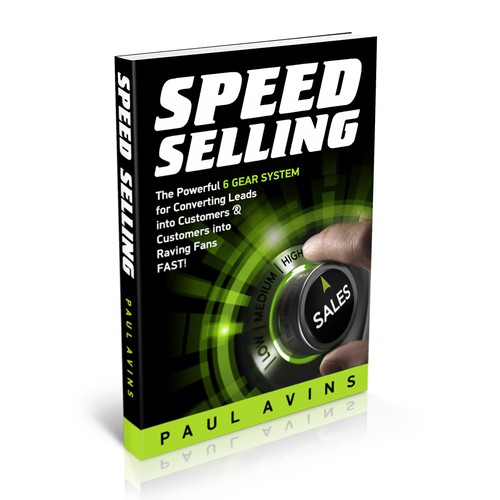 Witty design with the title 'A Stunning Book Cover for Speed Selling'