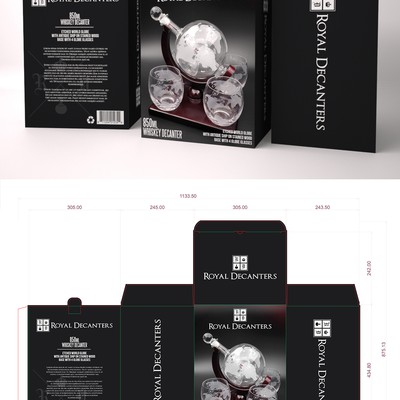 Product Packaging for Royal Decanters