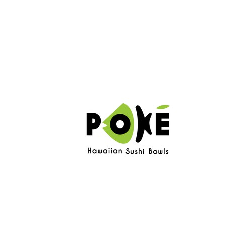 Work brand with the title 'logo concept for Poke'