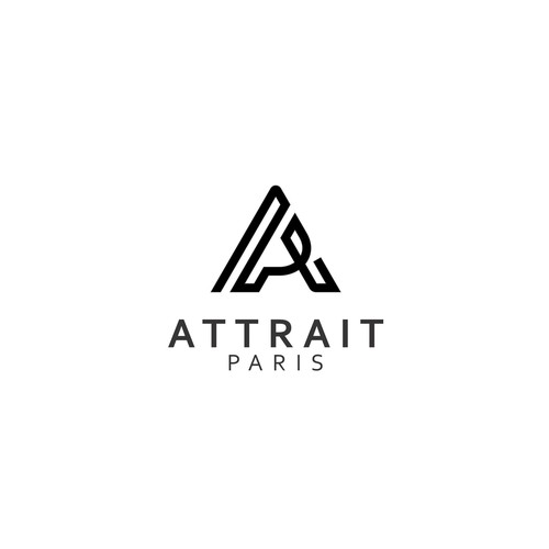 Single line design with the title 'Unique A & P monogram for a clothing line'