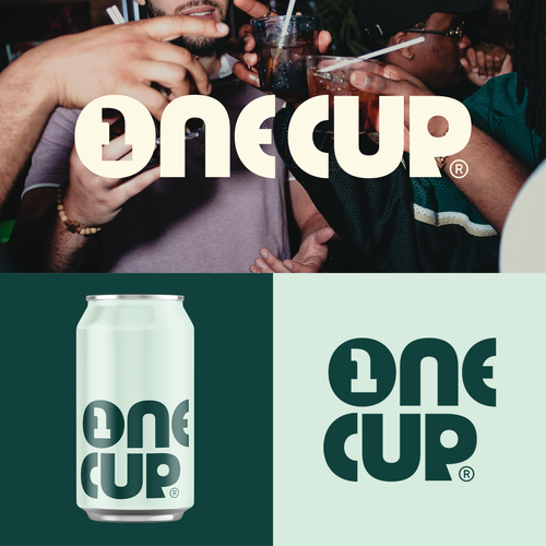 Bold design with the title 'ONECUP '