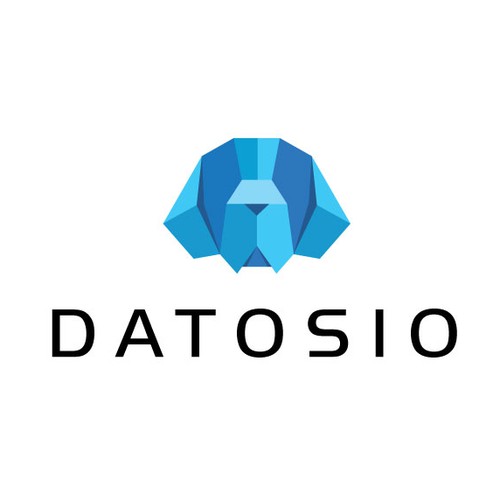 Startup logo with the title 'Saint Bernard themed logo'