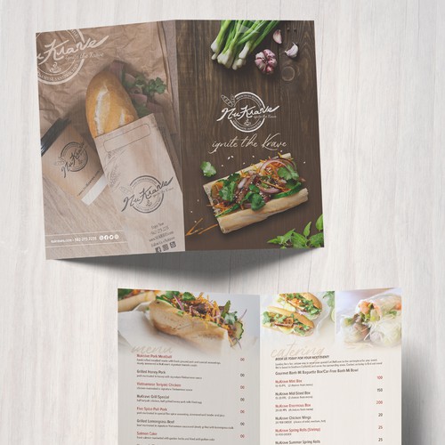 Burgundy design with the title 'Nukrave'