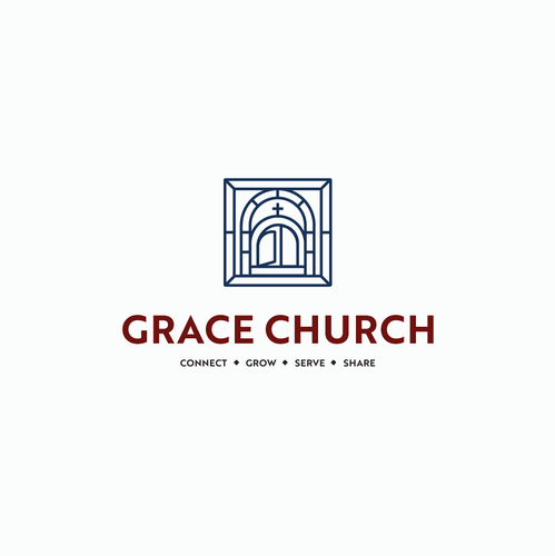 Bible logo with the title 'Logo for contemporary church'