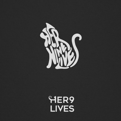 Lettering design with the title 'Creative wordmark logo concept for a multi-platform site'