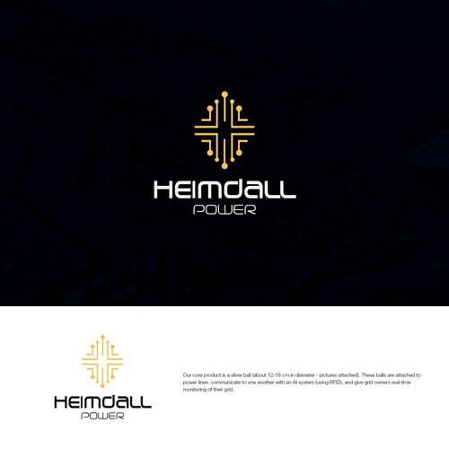 Shapes logo with the title 'Design a POWERFUL logo to bring life to the largest human made machine in history - the power grid.'