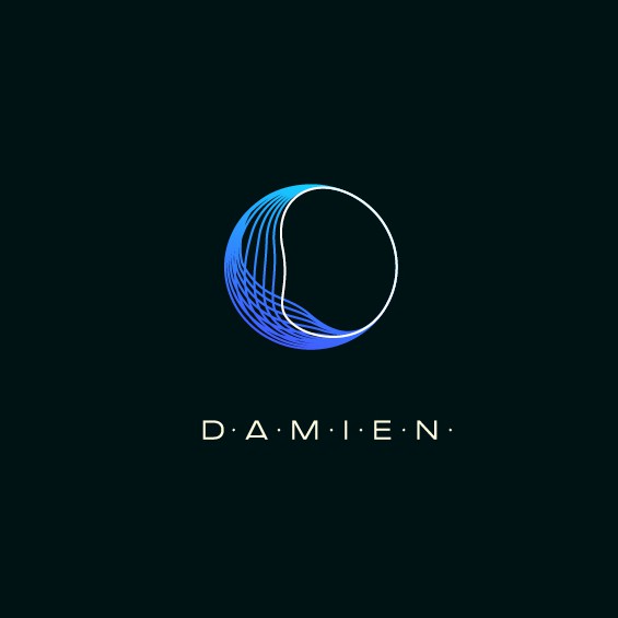 Motion design with the title 'Brand Identity for D.A.M.I.E.N. '