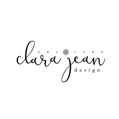 Clothing line logo with the title 'Floral logo design for jean company'