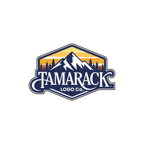Merchandise logo with the title 'Badge Logo For Tamarack Resort'