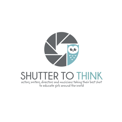 Owl logo with the title ' Logo needed for amazing project!!! Shutter To Think'