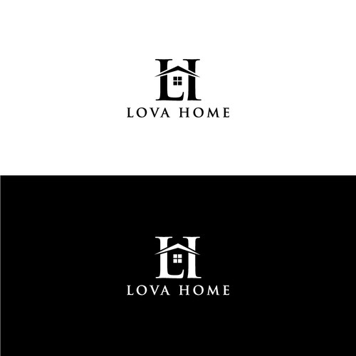 Flyer logo with the title 'Lova Home'