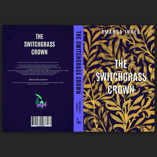 Luxury book cover with the title 'Lux book cover design.'