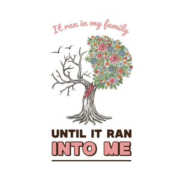 Illustration with the title 'T shirt design '