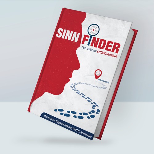 Detective book cover with the title 'Sinn finder book cover'