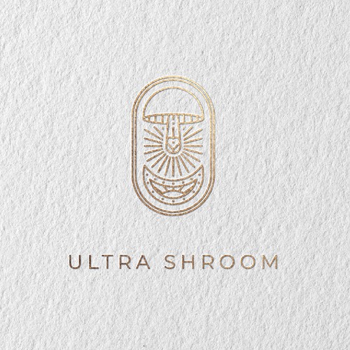 Mushroom logo with the title 'ULTRA SHROOM'