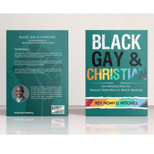 LGBT+ book cover with the title 'Winning Book Cover'
