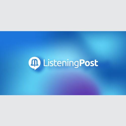 Communication logo with the title 'Logo for communications startup Listening Post'
