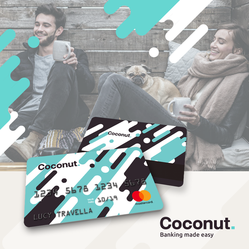 Credit card design with the title 'Eye-catching credit card design '