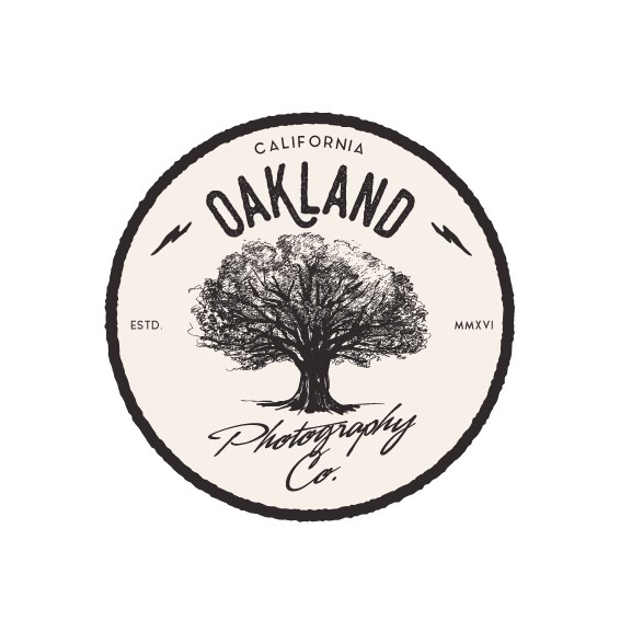 Oakland logo with the title 'Logo for Oakland photography company.'