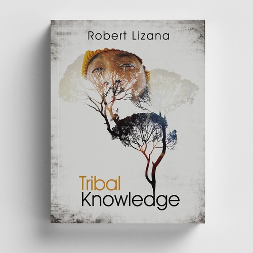 Artsy design with the title 'Book of poetry cover'