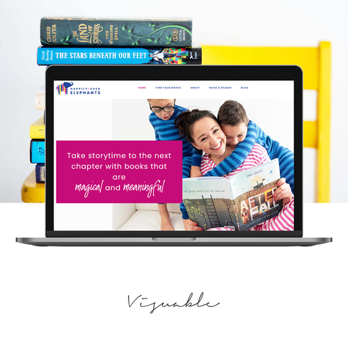 Elephant design with the title 'Blog'