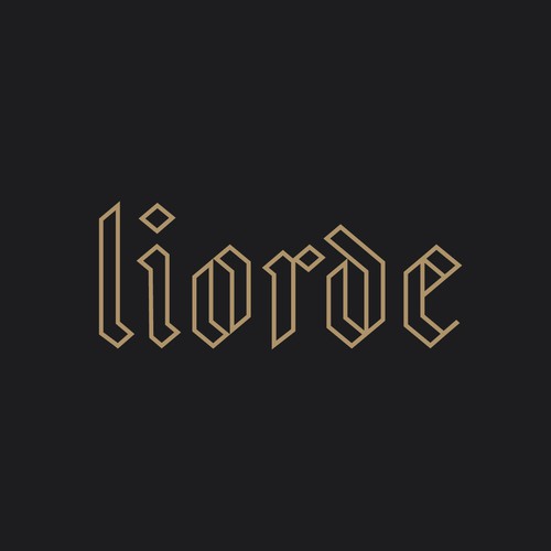 Linework design with the title 'Liorde Logo II'