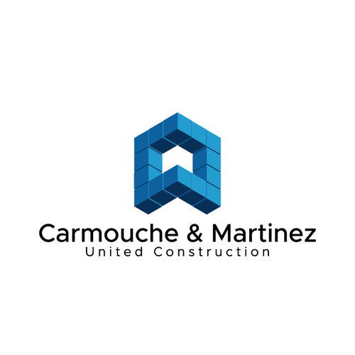 Builder design with the title 'Carmouche & Martinez United Construction'